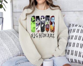 Halloween Horror Movie Sweatshirt: Nightmare Christmas Hoodie