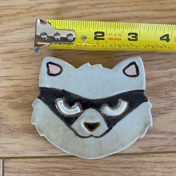 Raccoon Face Magnet