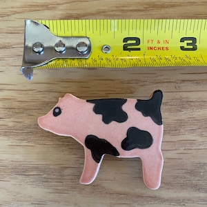 Pig Magnet Hand made Hand Painted