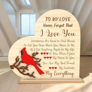 Cardinal Bird Memorial Standing Cutfile Svg, Cartello commemorativo Svg, Perdita di una persona cara Svg, Regali commemorativi Svg, File Glowforge, File tagliati al laser