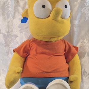 Vintage Large Bart Simpson Plush Toy (approx 80cm)