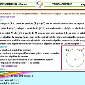 May include: A diagram illustrating the concept of a circle's orientation in a plane. The circle is centered at point O and has a radius of r. Point I is marked on the circle, with a line segment connecting it to point O. Point M is also marked on the circle, with a curved line segment connecting it to point I. The diagram shows two possible directions of rotation, one clockwise and one counterclockwise, with arrows indicating the direction of rotation.