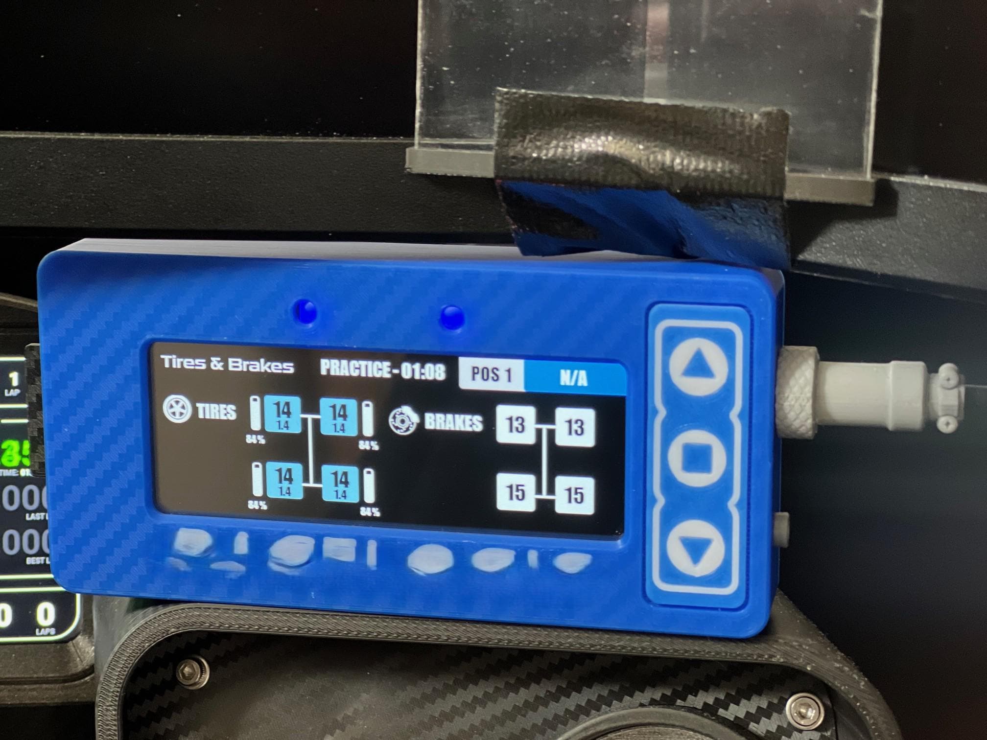 Chronomètre Laptimer Simracing 4" écran Tactile - Pour PC Et Volants Logitech, Fanatec, Thrustmaster - Neuf