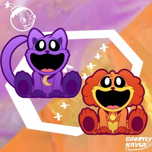 Smiling Critters Pearl Acrylic Keychain