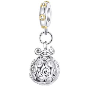 Sterling Silver Mera Mera no Mi Devil Fruit Pendant Anime Charm Gift