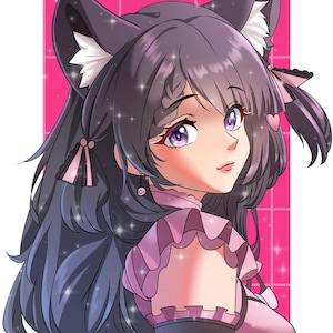 Custom Anime profile picture, Vtuber twitch avatar, Art Commission, profile picture, Custom Pfp, Anime Art, Anime commission, Furry Art