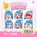 CUSTOM TWITCH EMOTES, animated emote, Vtuber emotes, Chibi Emotes, twitch emote for streamer, Sticker Emote, Discord, twitch Emotes, Ych product logo
