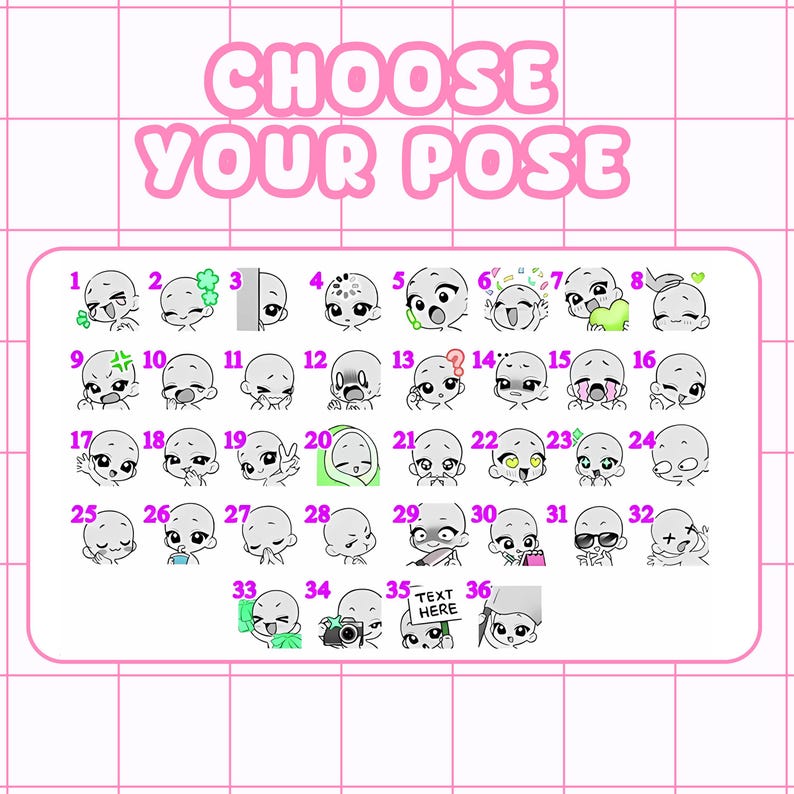 CUSOM TWITCH EMOTES, Telegram Sticker, Chibi Emotes, Twitch Emotes, Emote for streamer Twitch, Facebook, Discord, Chibi Emotes, Cute Emotes, Animal Emotes, Emotes commission, Custom Chibi, Chibi character, Custom emotes, Twitch, Cute Emotes, Kick Emotes, ych emotes, Vtuber Emotes, Twitch emotes pack, animated emotes, vtuber emotes, stream emotes, anime emotes, discord, emotes, Chibi character, chibi panel, Personalized twitch, Twitch overlay, Twitch, panel twitch, personalised gift, Kick