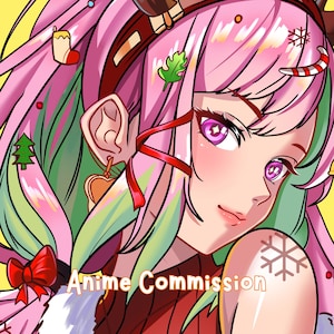CUSTOM PFP, Pfp Anime, Pfp for Vtuber, Pfp For twitch, Photo de profil personnalisée, Anime Pfp, Personnalité d'anime, Commission artistique, Ventes du Black Friday