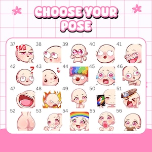 CUSOM TWITCH EMOTES, Telegram Sticker, Chibi Emotes, Twitch Emotes, Emote for streamer Twitch, Facebook, Discord, Chibi Emotes, Cute Emotes, Animal Emotes, Emotes commission, Custom Chibi, Chibi character, Custom emotes, Twitch, Cute Emotes, Kick Emotes, ych emotes, Vtuber Emotes, Twitch emotes pack, animated emotes, vtuber emotes, stream emotes, anime emotes, discord, emotes, Chibi character, chibi panel, Personalized twitch, Twitch overlay, Twitch, panel twitch, personalised gift, gift for him