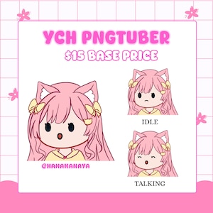 Custom Pngtuber, Chibi Pngtuber, Pngtuber male, Pngtuber assets, Pngtuber commission, Pngtuber twitch, Kawaii Pngtuber, Cute, Birthday gift