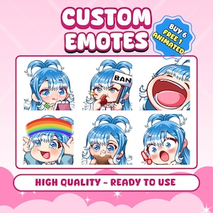 CUSOM TWITCH EMOTES, Telegram Sticker, Chibi Emotes, Twitch Emotes, Emote for streamer Twitch, Facebook, Discord, Chibi Emotes, Cute Emotes, Animal Emotes, Emotes commission, Custom Chibi, Chibi character, Custom emotes, Twitch, Cute Emotes, Kick Emotes, ych emotes, Vtuber Emotes, Twitch emotes pack, animated emotes, vtuber emotes, stream emotes, anime emotes, discord, emotes, Chibi character, chibi panel, Personalized twitch, Twitch overlay, Twitch, panel twitch, personalised gift, gift for him