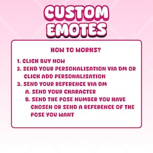 CUSOM TWITCH EMOTES, Telegram Sticker, Chibi Emotes, Twitch Emotes, Emote for streamer Twitch, Facebook, Discord, Chibi Emotes, Cute Emotes, Animal Emotes, Emotes commission, Custom Chibi, Chibi character, Custom emotes, Twitch, Cute Emotes, Kick Emotes, ych emotes, Vtuber Emotes, Twitch emotes pack, animated emotes, vtuber emotes, stream emotes, anime emotes, discord, emotes, Chibi character, chibi panel, Personalized twitch, Twitch overlay, Twitch, panel twitch, personalised gift, gift for him