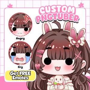 Avatar personalizado Chibi PNGTuber, comisión por streaming
