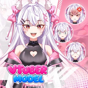 Custom VTuber Model | Live2D Rigging & Anime Girl VTuber Commission, Cute VTuber Avatar