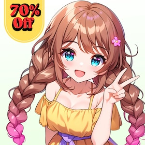 アニメコミッション、カスタムアニメ、アニメキャラクター、オリジナルアニメアート、アニメギフト、カスタムpfp、pfpアイコン、アバター、ファンアート、OC、誕生日プレゼント