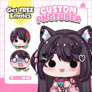 カスタムChibi PNGTuber、Pngtuberコミッション、ストリーミングアバターコミッション、カスタムPNGtuber、Chibi PNGTuberアバター、PNGtuberモデル、ギフト