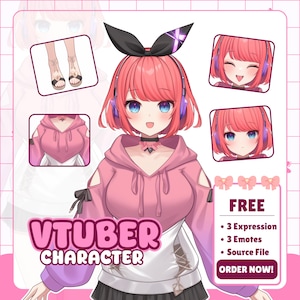 Custom Vtuber Model Commission | Vtuber Assets | Live2d Model Commission Vtuber model | Live2d Vtuber Model | Vtuber asset | Anime art