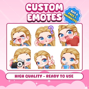 CUSOM TWITCH EMOTES, Telegram Sticker, Chibi Emotes, Twitch Emotes, Emote for streamer Twitch, Facebook, Discord, Chibi Emotes, Cute Emotes, Animal Emotes, Emotes commission, Custom Chibi, Chibi character, Custom emotes, Twitch, Cute Emotes, Kick Emotes, ych emotes, Vtuber Emotes, Twitch emotes pack, animated emotes, vtuber emotes, stream emotes, anime emotes, discord, emotes, Chibi character, chibi panel, Personalized twitch, Twitch overlay, Twitch, panel twitch, personalised gift, gift for him
