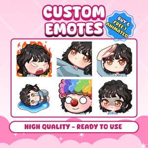 CUSOM TWITCH EMOTES, Telegram Sticker, Chibi Emotes, Twitch Emotes, Emote for streamer Twitch, Facebook, Discord, Chibi Emotes, Cute Emotes, Animal Emotes, Emotes commission, Custom Chibi, Chibi character, Custom emotes, Twitch, Cute Emotes, Kick Emotes, ych emotes, Vtuber Emotes, Twitch emotes pack, animated emotes, vtuber emotes, stream emotes, anime emotes, discord, emotes, Chibi character, chibi panel, Personalized twitch, Twitch overlay, Twitch, panel twitch, personalised gift, gift for him