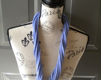 Jersey Scarf Necklace in Lavender - Purple - Scarf - Jersey Scarf - Up-cycled Necklace - T-shirt Scarf - Recycled T-Shirt - Soft Necklace