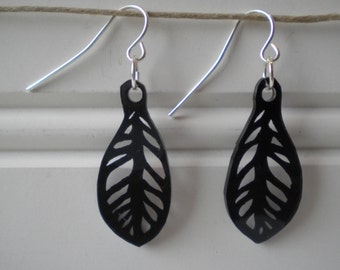 Leaf Earrings - Earrings - Plastic Earrings - Boutique Earrings - Lightweight Earrings