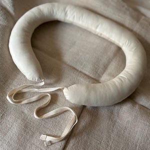17th & 18th Century Bum Roll Padding for Hips False Rump, Standard Underpinnings for Womens Historical Clothing, Cotton Muslin Fabric Option