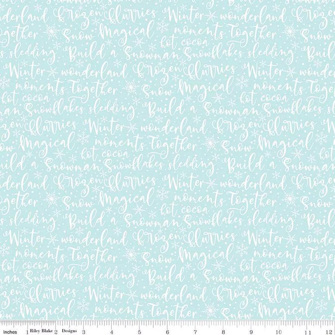 Winter Magic Lettering Winter Magic Words - Etsy