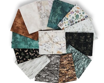 Night Whispers, Fat Quarter Bundle- 14 PCS