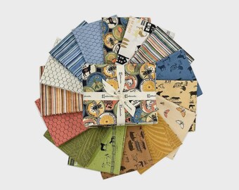 Homesteading, Fat Quarter Bundle- 15 PCS