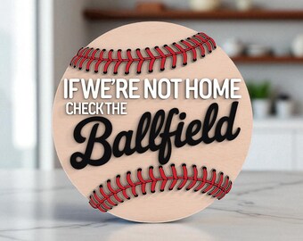 Baseball Ballfield Quote Welcome Sign Laser Cut Digital Files SVG – Sports  with Stitched Baseball Pattern for Glowforge, Cricut, xTool, CNC