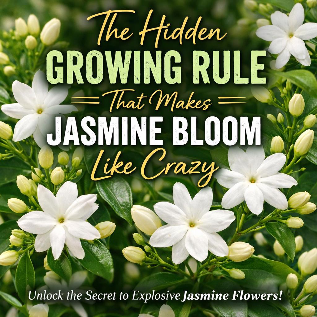 The Hidden Growing Rule That Makes Jasmine Bloom Like Crazy