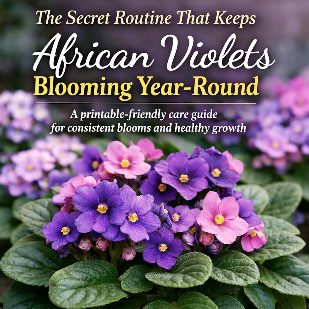 The Secret Routine That Keeps African Violets Blooming Year-round - A ...