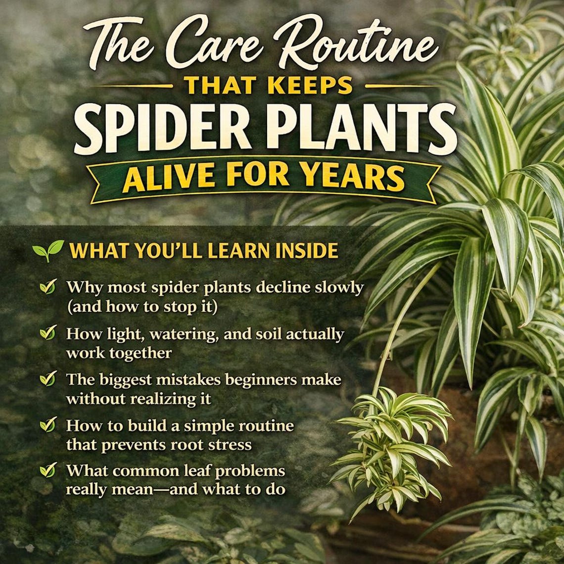 The Care Routine That Keeps Spider Plants Alive for Years — How to Grow ...