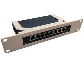 10 inch 1U Network Rack Mount for TP-Link LS108GP 8 Port PoE Gigabit Switch