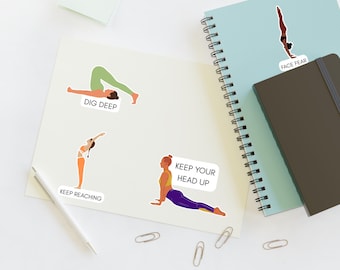Yoga Stickers | Gift for Yogis | Yoga Lover Gifts