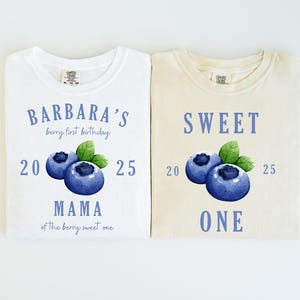 Berry First Birthday Matching Family Shirt Strawberry Themed Party Tee Mama Dada Strawberry Tee 1st Bday Comfort Colors Mom Dad Berry Tshirt