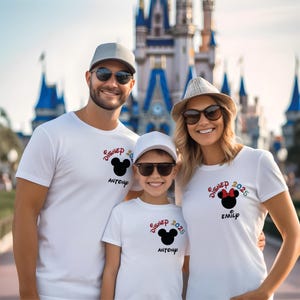 Disney 2025 Family Vacation Shirts, Mickey Castle 2025 Shirts, Disneyland Family Trip Shirt, Custom Mickey Trip Shirt, Disney 2025 T-Shirt