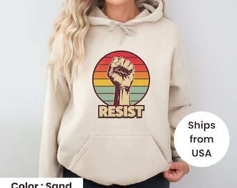 Resist Sweatshirt, Activist Hoodie, Freedom Sweatshirt, Protest Sweatshirt, Rebel Hoodie, Protest Graphic T-Shirt, Equality Sweater Pattern
