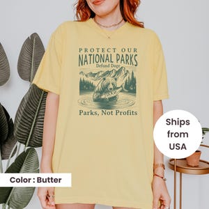Comfort Colors Protect Our National Parks Shirt, Vintage National Parks Shirt, US National Park Gifts, Park Lover Shirt, Nature Lover Gift