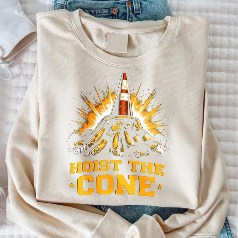 Hoist The Cone: Pittsburgh Baseball Rally Tee image 9