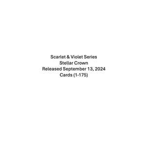Scarlet & Violet- Stellar Crown Sorting Cards