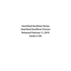 HeartGold SoulSilver- HeartGold SoulSilver Promos Sorting Cards