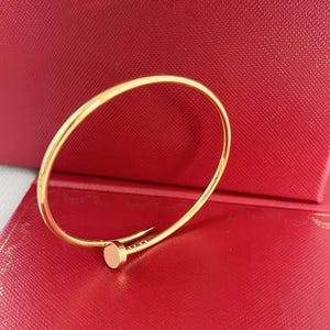 Vintage Juste un Clou bracelet 18k gold size 18 thin version