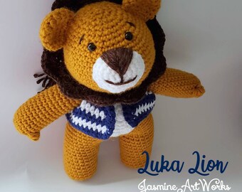 Luka Lion and Lovie Crochet Pattern