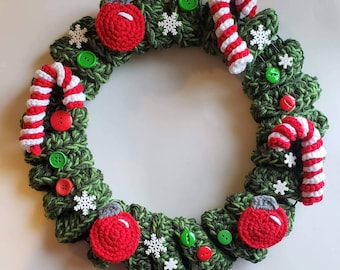 Christmas Wreath Crochet Pattern