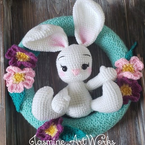 Hoppy Spring Wreath Crochet Pattern image 2