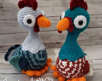 Cherry Orchard Chicken Crochet Pattern