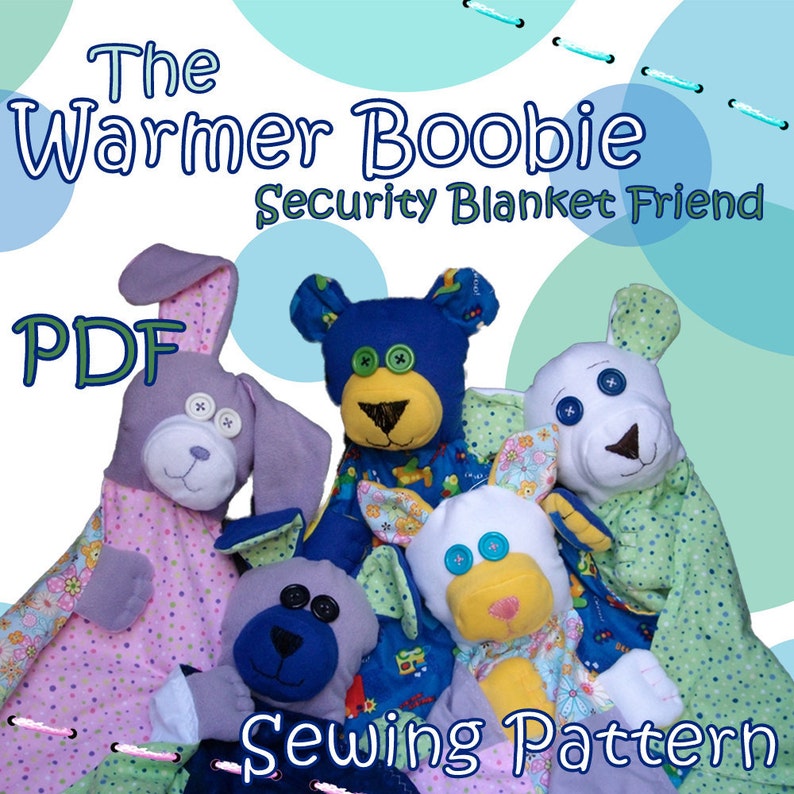 Security Blanket Friend PDF Sewing Pattern Warmer Woobie Etsy