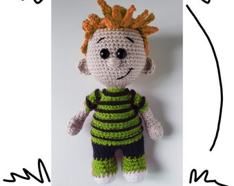 Pinstripe Pete Crochet Pattern